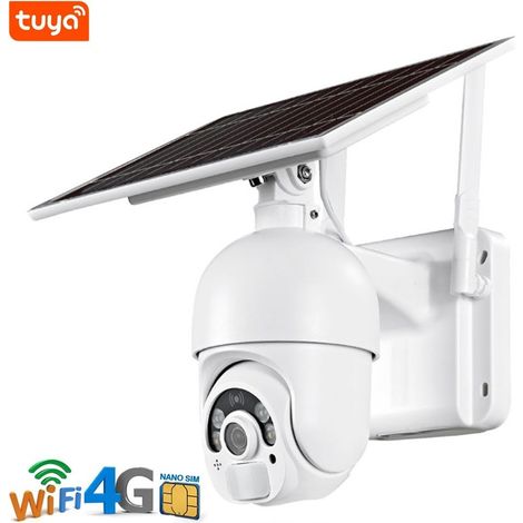 Tuya Telecamera Smart 4G Ruotante da 2.0 MP con Pannello Solare 6W (1/5)