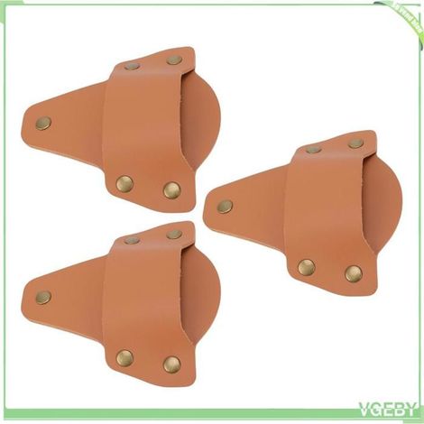 Étui de lampe de poche - FAFEICY - Pack de 3 - Cuir PU - Ceintures ≤1,75" - Poignée 0,75–1" (1/5)