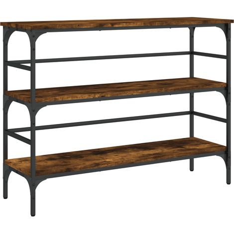 Maison Exclusive - Tavolo Consolle Rovere Fumo 100x32x75 cm Legno Multistrato