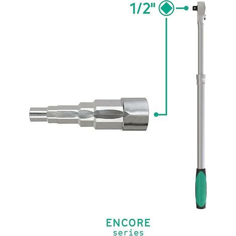 Clé de montage étagée univers - Avec douille carrée 1/2' - 5 tailles pour sanitaires et radiateurs (1/5)