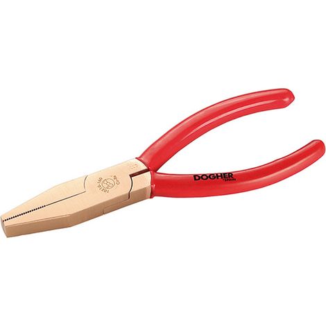 Dogher 15210-160 ALICATE PUNTA ALARGADA PLANA AL-BR 160mm