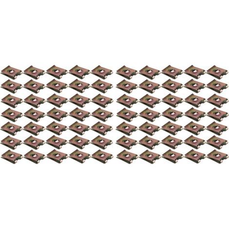 100Pièces Clips U En Pour Fixer Câbles Garnitures De (1/2)