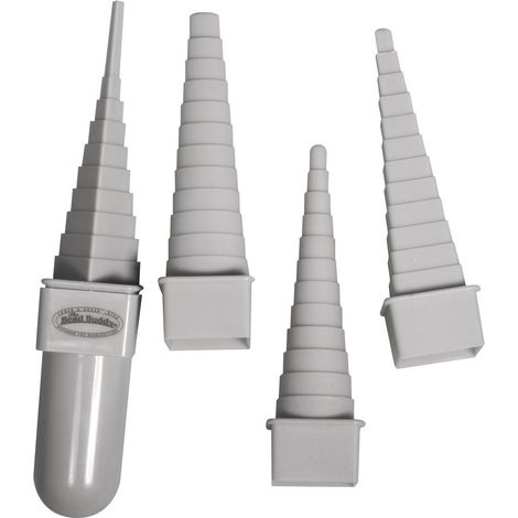 Mandrin à 4 Formes Géométriques pour Fil Aluminium Iéal pour Réaliser Les Eléments Eécoratifs et Bijoux, Meilleur Accessoire pour Vos Activités de Loisirs Créatifs, Ambre, Taille unique