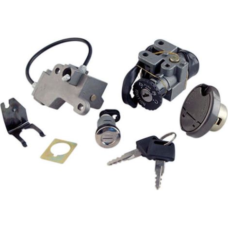 kit schloss teknix für roller peugeot 50 v-clic 2007 bis 2017 neu
