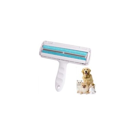 Cepillo limpiador de pelo de mascotas, apto para gatos y perros, accesorio, recogedor de pelo, se puede usar para limpiar el pelo de la ropa, sofás, coches, etc. - Crezuo