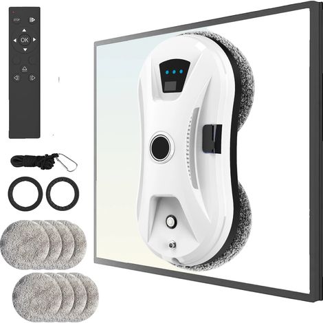 Fenstersauger, automatische Wassersprühfunktion, Fernbedienung, 5600 Pa, Set A (1/2)