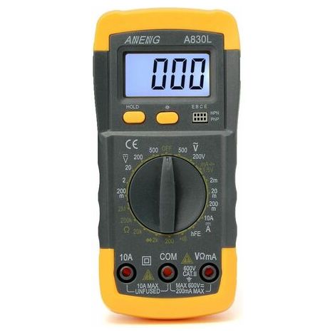 Digital Voltmeter Amperemeter Lcd Auto Range Ohmmeter Multimeter AC/DC Volt Tester Meter Rheoskop