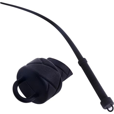 Cravache d'équitation Fouet de Cheval en Silicone de 24 Pouces Long Cravache Cheval légère et Confortable avec poignée antidérapante Fouet d'équitation Portable pour l'entraînement (1/5)