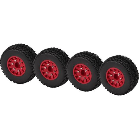 Rote Sechskantreifen für 1/10 RC Short Course Trucks (ARRMA, SENTON, TRAXXAS, Slash) – 12 mm, 14 mm, 17 mm (1/5)