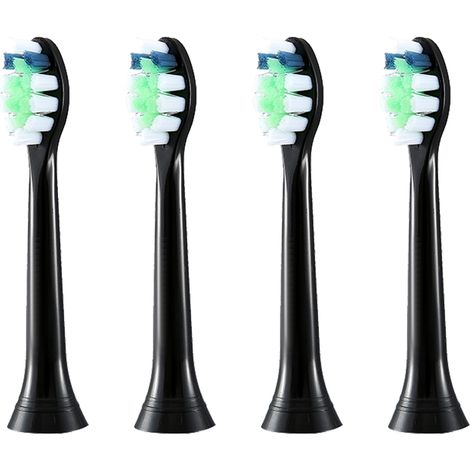 Têtes de brosse à dents de rechange, 4 têtes de brosse (1/5)