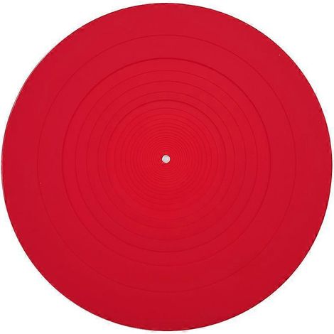Antivibrations-Silikonmatte für Plattenspieler, rutschfeste Unterlage