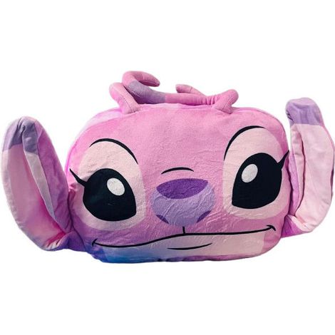 Disney, Cuscino Scaldamani Stitch Angel, 35x35 cm