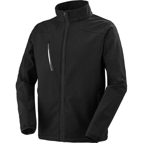 VESTE SOFTSHELL CAUCASE NOIR M (1/3)