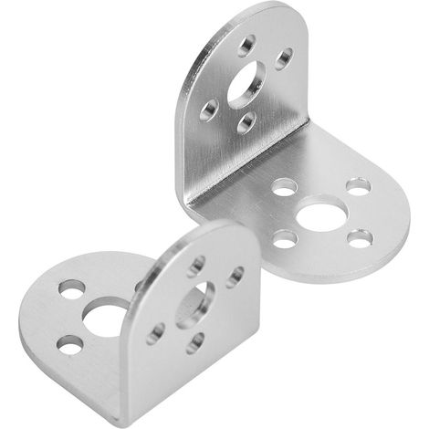 2 supports en aluminium en forme de L pour pièces de rechange Pitsco Tetrix Robotics (1/5)