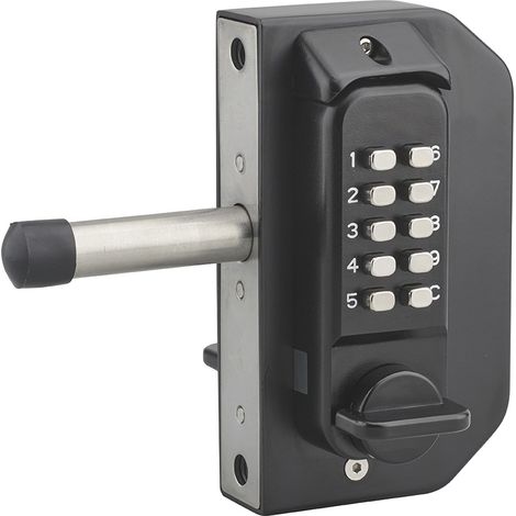 Serratura a combinazione per porte e cancelli, da esterno, da applicare - THIRARD (1/3)
