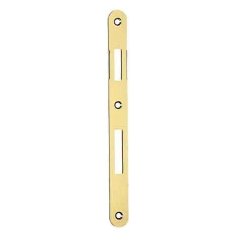 CONTROPIASTRA PER SERRATURE PATENT GRANDE BORDO TONDO AGB Col. Bronzata - AGB