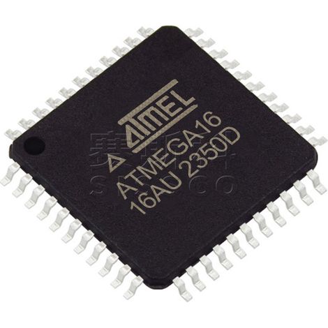 ATMEGA16-16AU and ATMEGA16L-8AU electronic components (5 units of each)