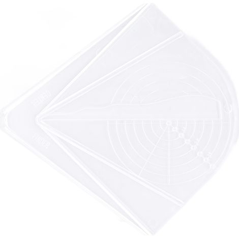 de centrage rond transparent en acrylique pour le travail du (1/5)
