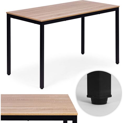 Tavolo da pranzo/scrivania per 4-5 persone, 120x60 cm MDF, struttura in metallo