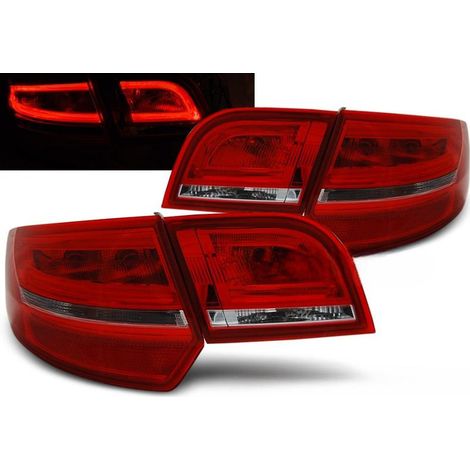 Paire de feux arrière Audi A3 8P Sportback de 2004 a 2008 LED rouge blanc