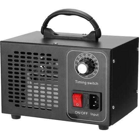 Générateur d’ozone 60 g/h portable, désodorisant et purificateur d’air pour maison, voiture et bureau, élimination des odeurs et fumée (1/5)