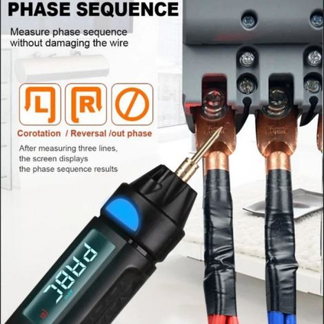 Mt007 pro - multimètre numérique MT007-Pro-En 3 En 1, testeur de tension, plomb de Test, écran LCD-Anti-affic (1/4)