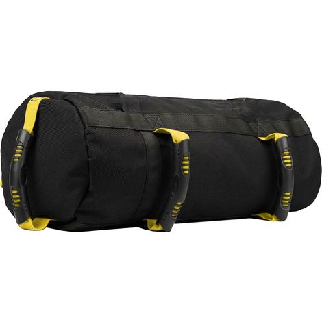 Sac de sable de fitness avec 3 sacs de remplissage, sac de poids réglable de 4,5 à 27,2 kg, Powerbag en tissu de nylon avec 6 poignées pour musculation, entraînement fonctionnel, entraînement