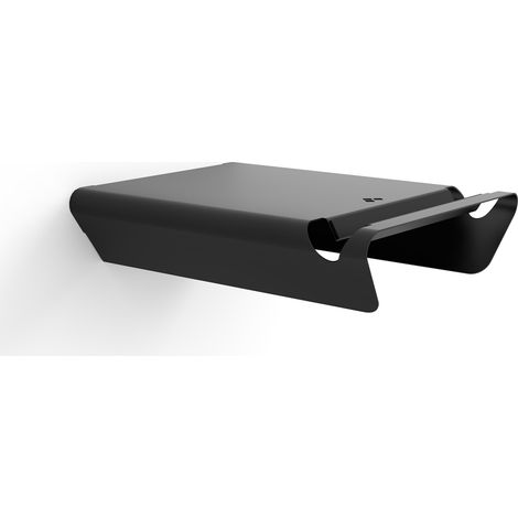 Soporte fijo para bicicleta, modelo 2-8070.18, de acero con acabado negro mate, 36,5 x 28 x 8,5 cm (1/5)