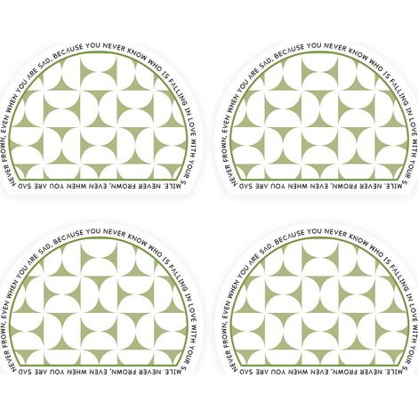 4 pièces sous-plat en PVC, antidérapant, résistant à la chaleur, 30x40 cm, lavable, pour table à manger (1/5)