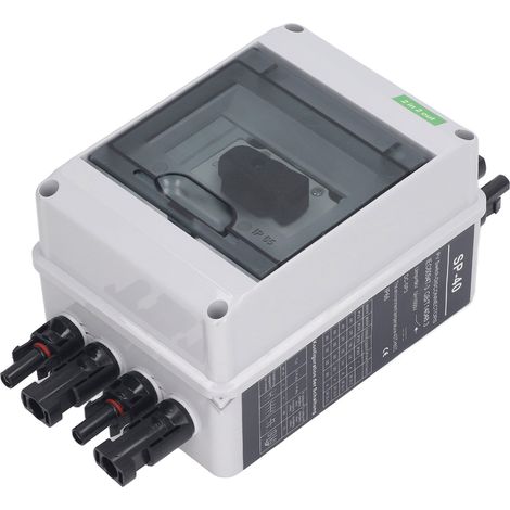 Interrupteur sectionneur solaire DC1000V 32A 2 entrées 2 sorties pour boîtier de raccordement d'onduleur (1/5)