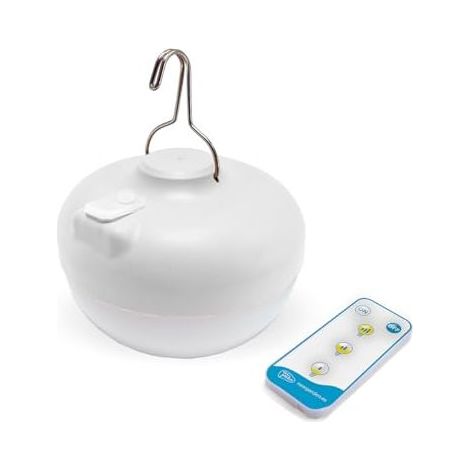 Lanterne portative rechargeable 900 lumens – Autonomie jusqu'à 20 heures – Base magnétique et télécommande – IP54 pour intérieur et extérieur (1/5)