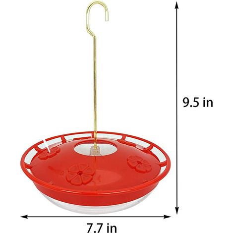 Mangeoire à colibris d'extérieur suspendue, étanche (1/5)