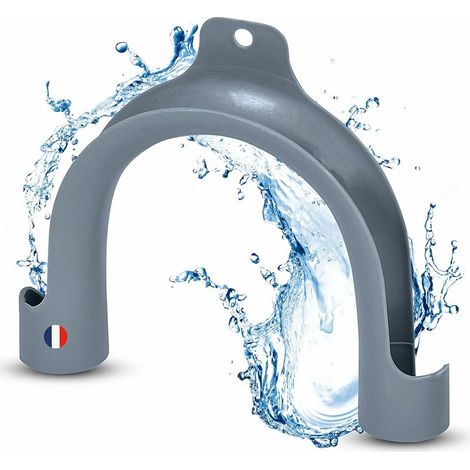 VURAHOME - Coude Machine A Laver - Support de Tuyau Evacuation Coudé en PVC pour Machine à Laver & Lave Vaisselle - Coude de Vidange forme U Facile à Installer & Standard - Adaptable Plupart des Marqu (1/4)