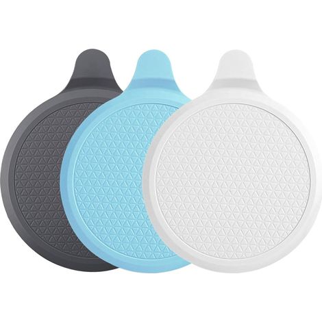 3 Pièces Bouchons Pour Baignoire Silicone, 15cm Silicone Baignoire Bouchon, Bouchon Baignoire Universel avec Ventouse (1/5)