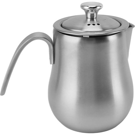 Cafetière italienne domestique avec filtre intégré, en acier inoxydable. (1/5)