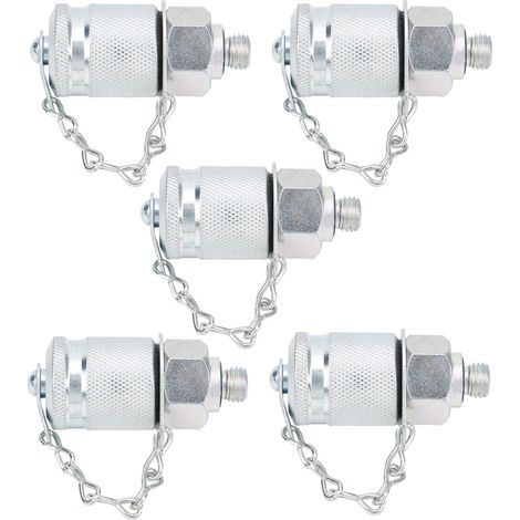 5 adaptateurs de test hydraulique, raccords de test de filetage, connecteurs de mesure de pression PT/PPTM8 x 1 (1/5)