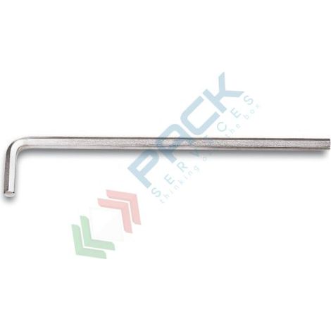 CHIAVI MASCHIO ESAGONALE PIEGATE TIPO LUNGO CROMATE MM 8 ART. 96LC (1/2)
