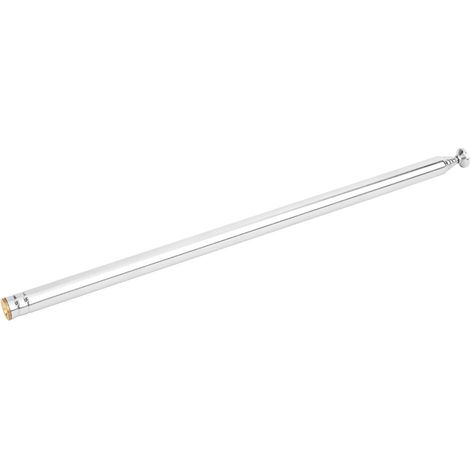 Antenne en cuivre à 7 sections, gain de signal maximal, pour radio, télévision et voiture miniature. (1/5)