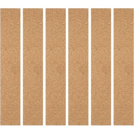 Bandes adhésives en liège marron USHOBE, lot de 6, pour photos, (1/5)