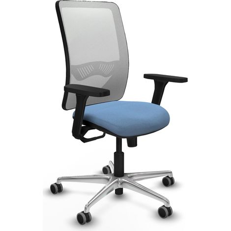 Sedia da ufficio piqueras y crespo Zulema bianco alluminio (1/2)