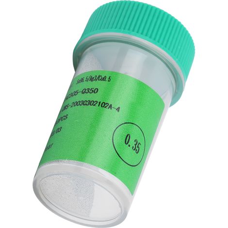 Bille de soudure sans plomb, en forme d'étain, 250 kΩ, pour accessoires de soudage et de reballage de circuits imprimés, 0,35 mm (1/5)