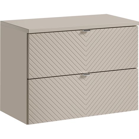 Waschtischunterschrank 80 cm in Beige VERACRUZ-56 (1/5)