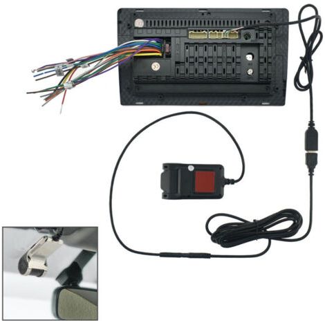 Mini caméra DVR pour voiture 170 degrés réglable HD 1080P enregistreur de course accessoires (1/4)