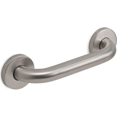 24 cm langer Badezimmer-Haltegriff aus gebürstetem Stahl für ältere Menschen
