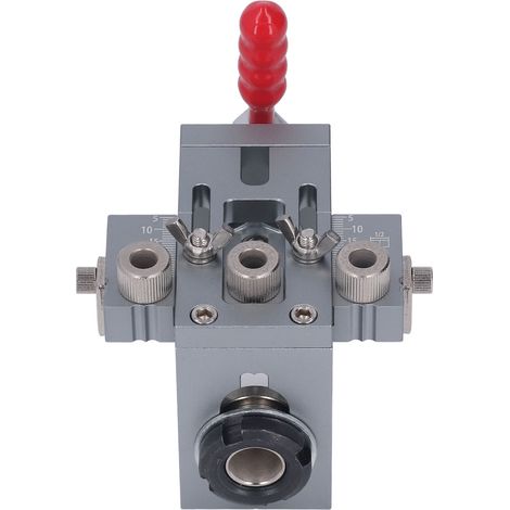 Ensemble d'outils 3 en 1 pour le perçage du bois : localisateur, serrage rapide, poinçon réglable (1/5)