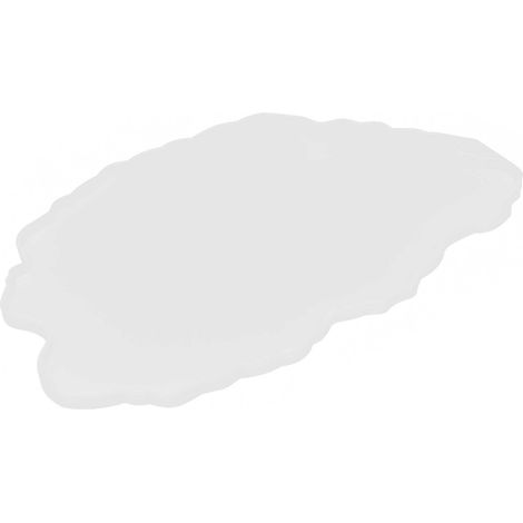 Moules en résine époxy à faire soi-même, moules à plateaux ondulés irréguliers, moules à assiettes à fruits, colle à résine, finition miroir et moules en silicone de forme irrégulière. (1/5)