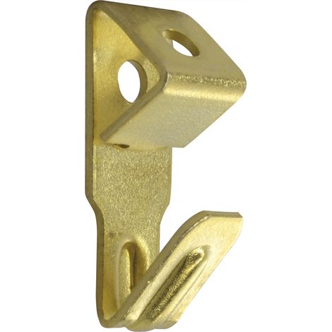 Bilderhaken (Bildaufhänger) Nr. 2 Haken zum Aufhängen von Bildern vermessingt
