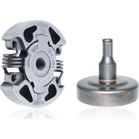 Ensemble embrayage et cloche d'embrayage pour débroussailleuses Stihl FS38, FS40, FS45, FS50, FS55, FS70 et autres séries, pignon d'accessoire avec tambour d'embrayage (pièces détachées). (1/4)