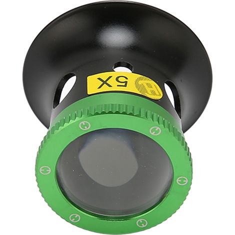 Loupe oculaire grossissante 5x, en alliage d'aluminium et verre saphir, résistante à l'usure, pour horloger, bijoutier et montres anciennes. (1/5)