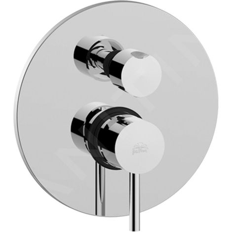 Paffoni Stick - Mitigeur de douche encastré avec inverseur, 2 sorties, chrome SK018CR (1/3)